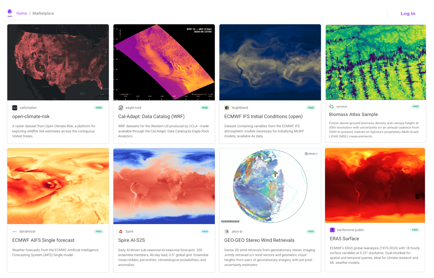 Expanding the Earthmover Data Marketplace: Sylvera, Spire, Eagle Rock and Carbonplan